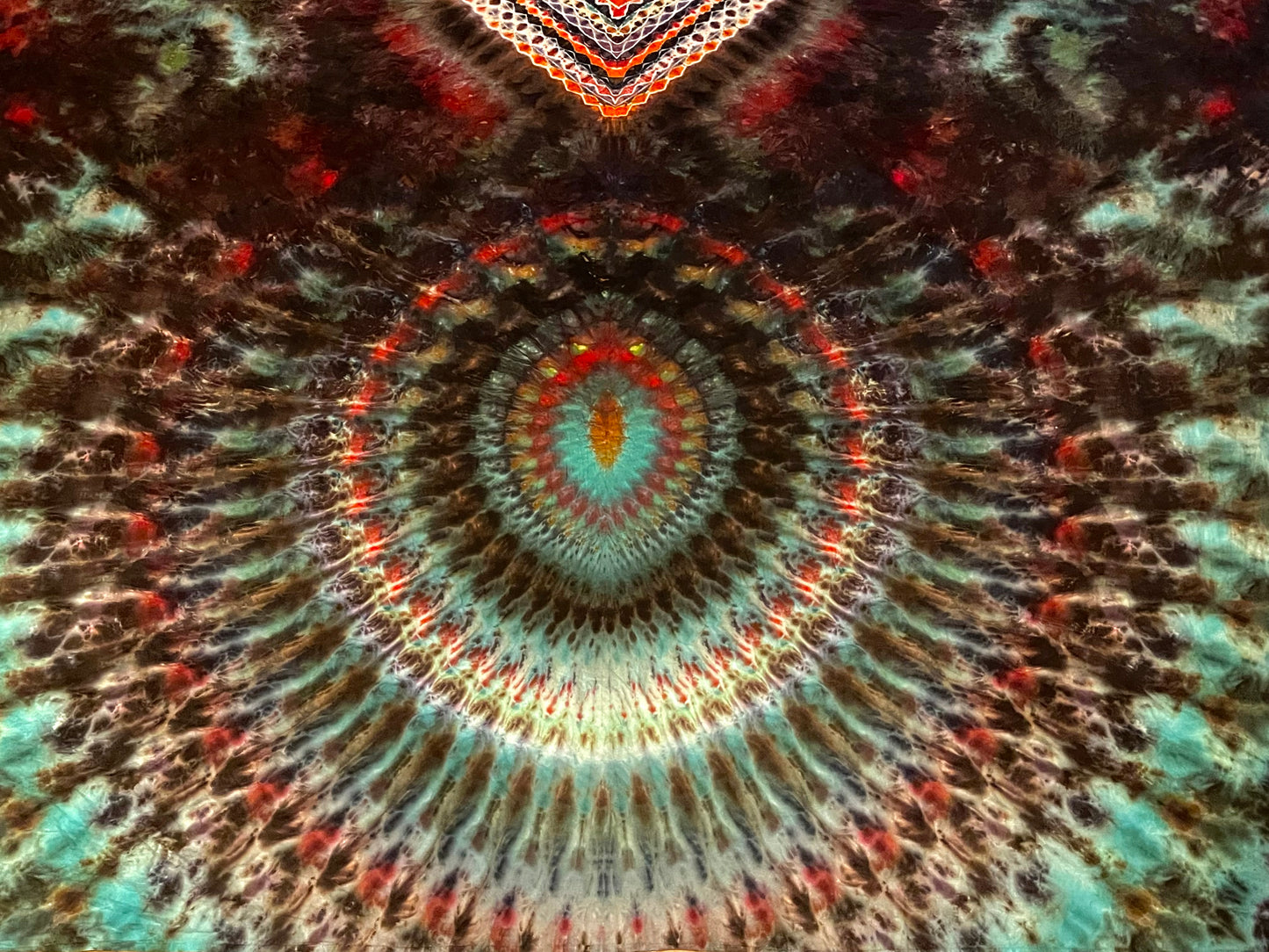 10x10 “Psychedelic Peacock” Tapestry