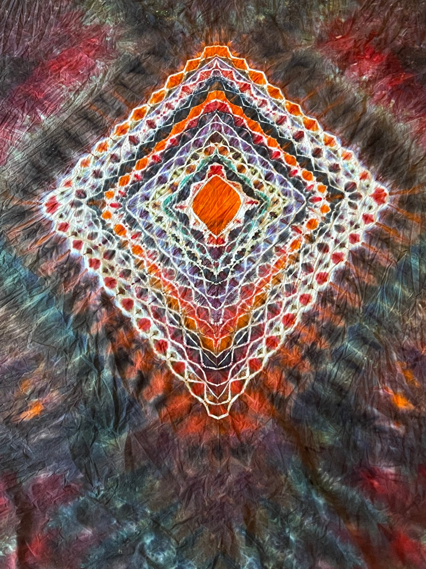 10x10 “Psychedelic Peacock” Tapestry