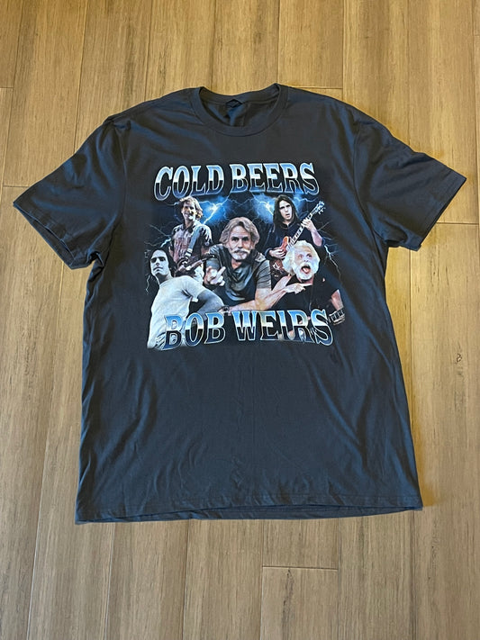 Cold Beers, Bob Weirs Dark Grey Size 2XL